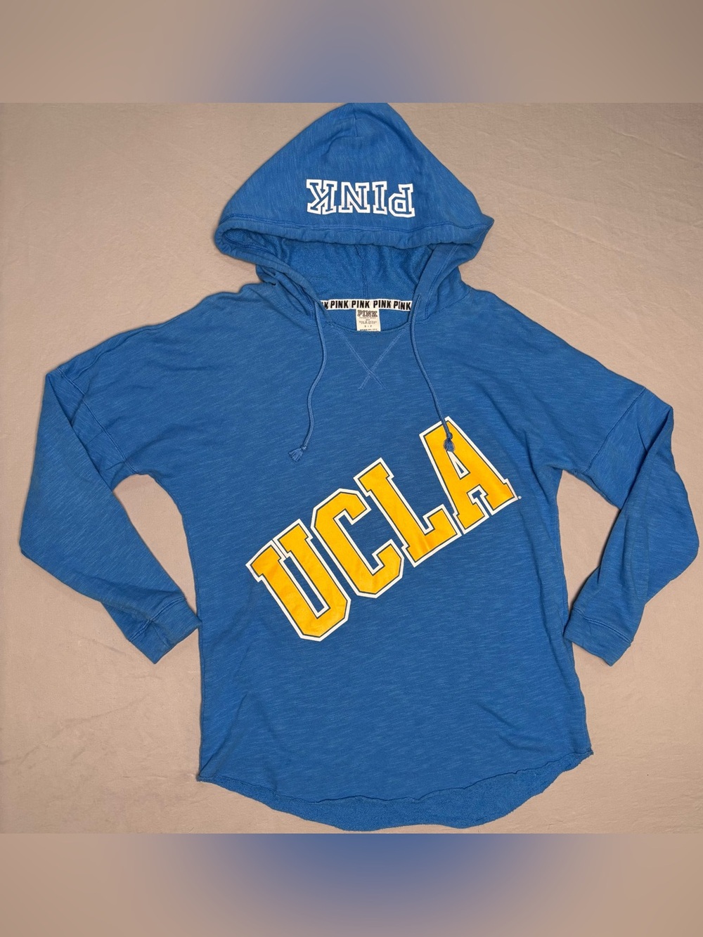 Rare VS PINK UCLA Collegiate Slouchy Lightweight Hoodie Pullover